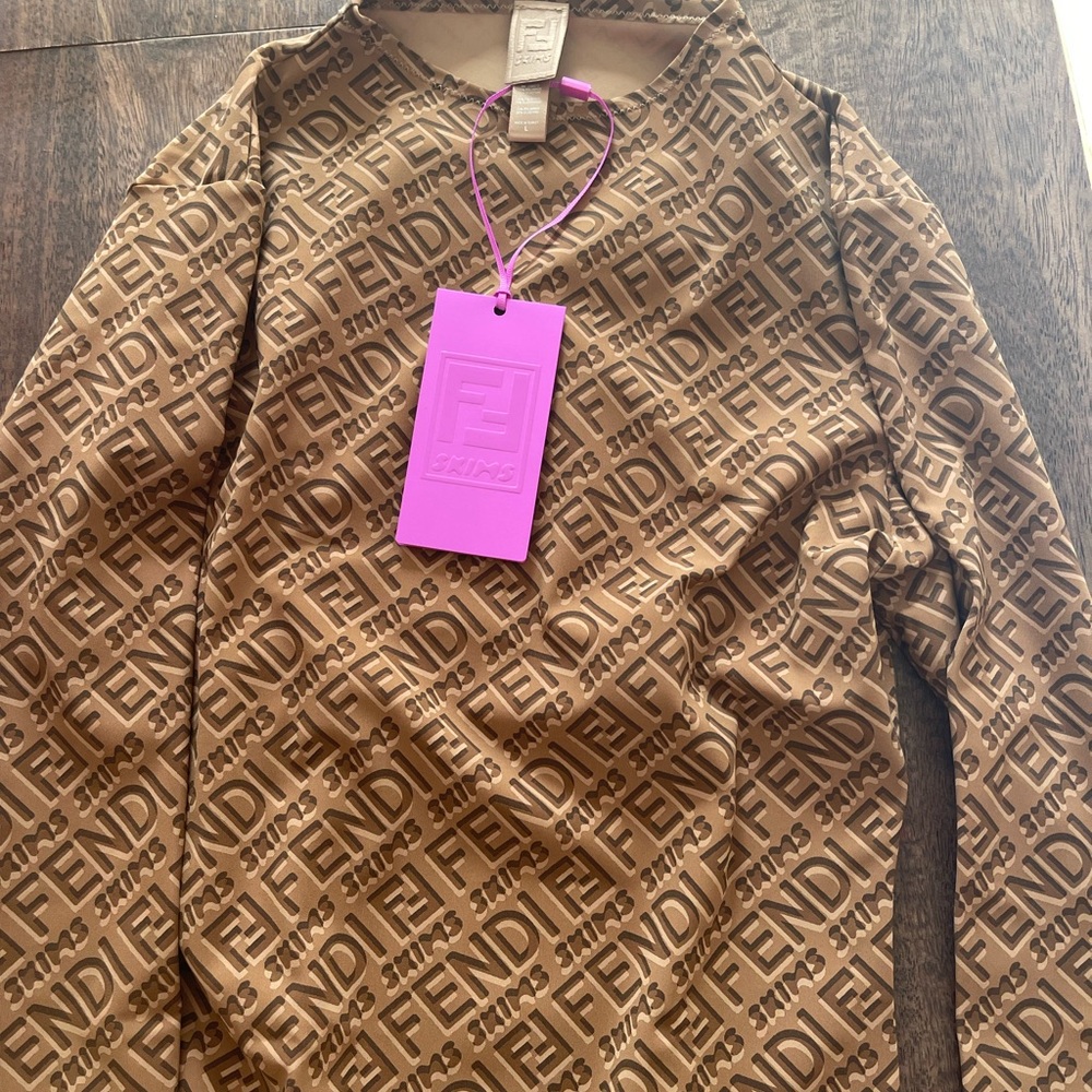SOLD OUT - FENDI x SKIMS LONG SLEEVE BODYSUIT - NEVER WORN NWT!!